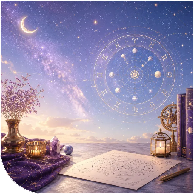 Your birth chart in one click